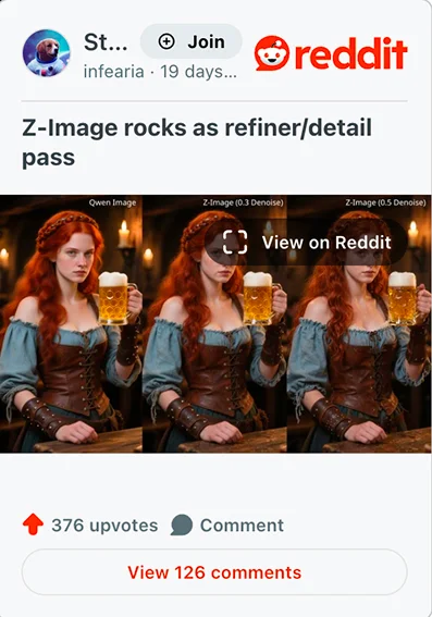 Z-Image vs other text-to-image models