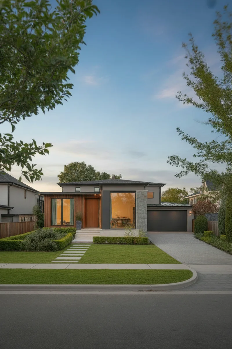 Let's turn the grass and bushes to be green and tidy.