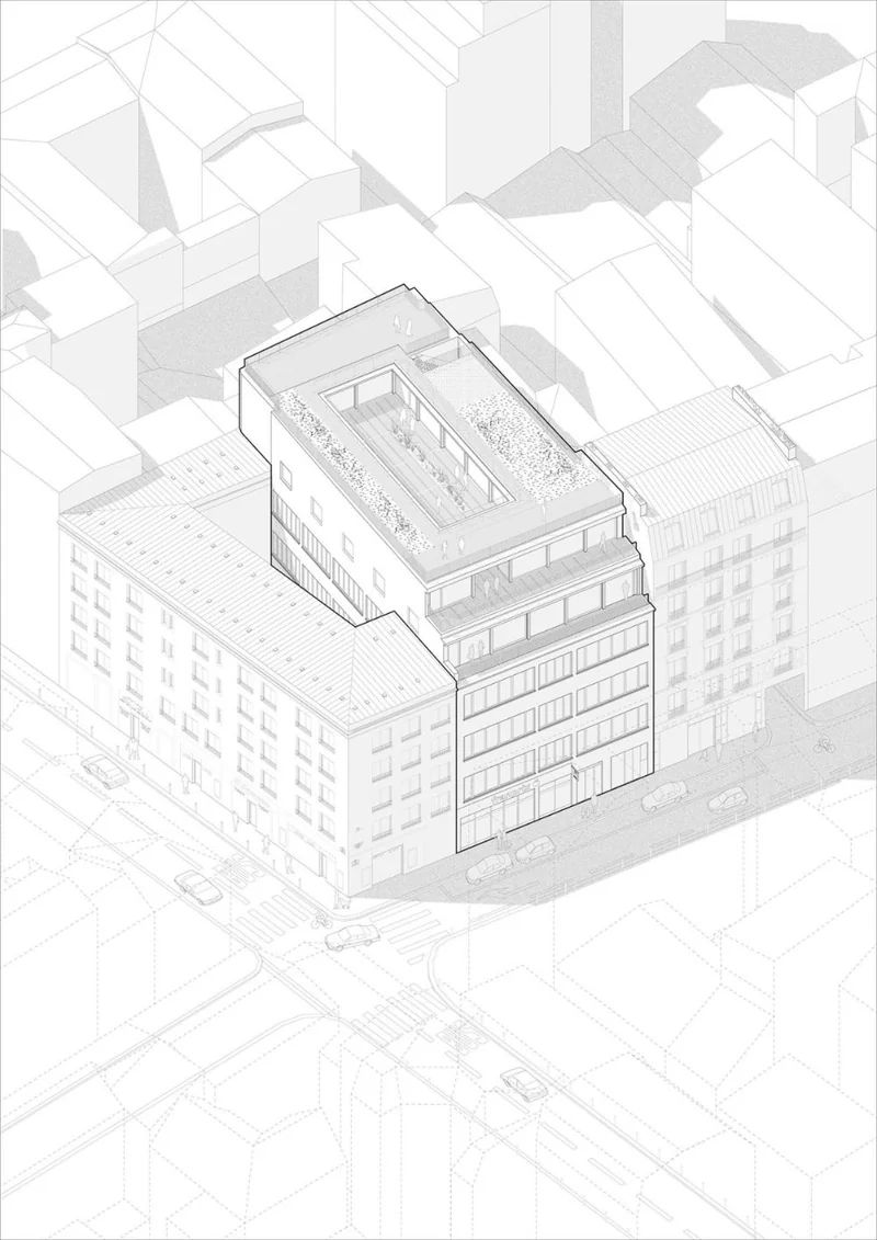 Empty room before virtual staging