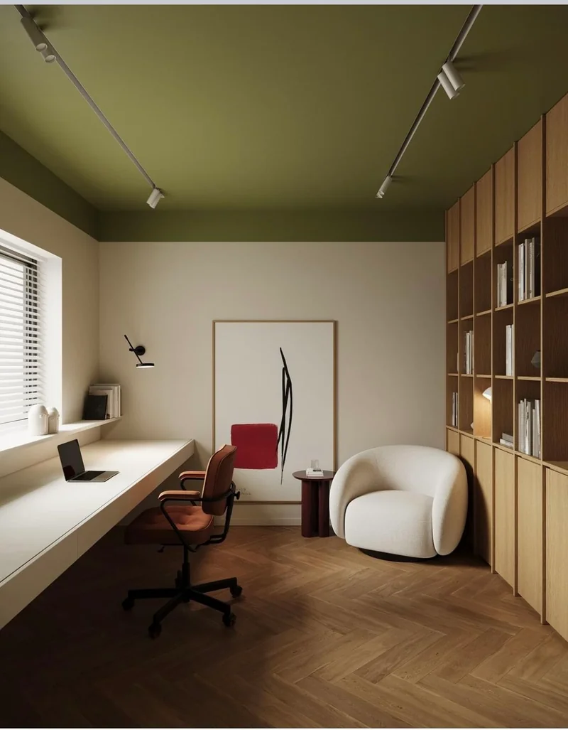 Empty office before staging