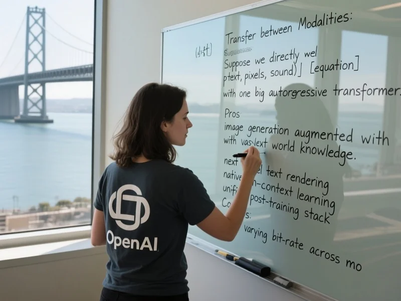 A wide image taken with a phone of a glass whiteboard, in a room overlooking the Bay Bridge. The field of view shows a wom...