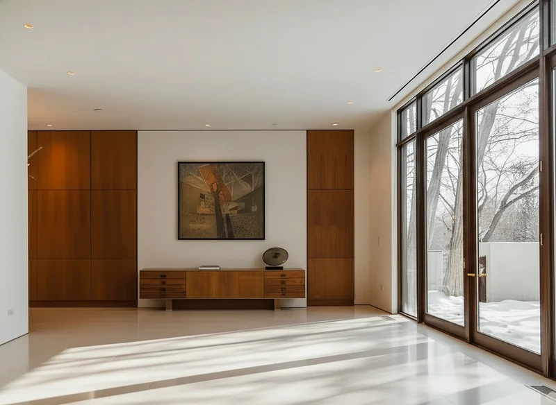 Empty room before staging