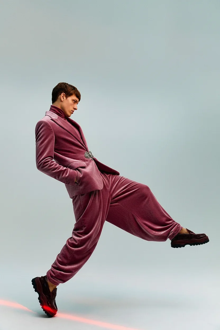 Fashion lookbook editorial styling - AI generated fashion photography